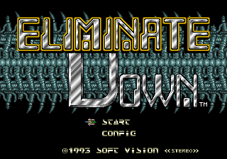 Eliminate Down screenshot 3 for Sega Mega Drive